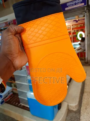 1pc Oven Mitt Durable Heat Resistant Silicone Gloves