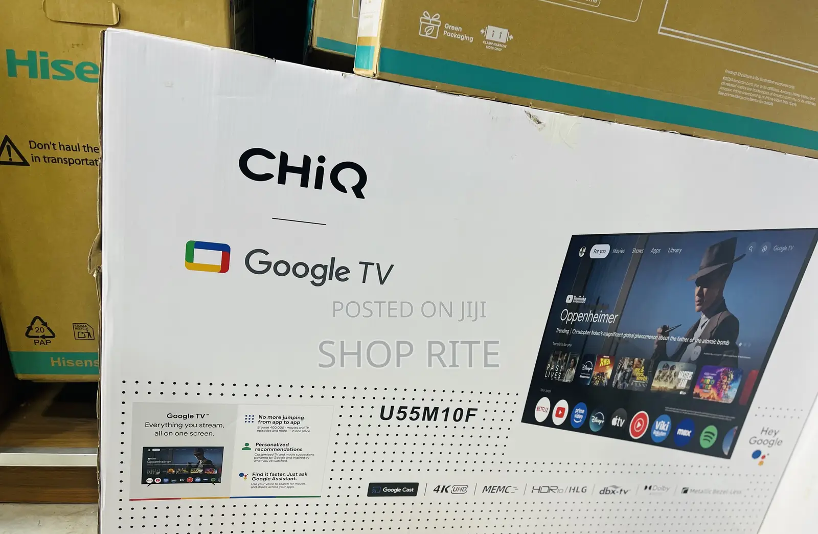 Chiq 55 Inches Smart Google TVS