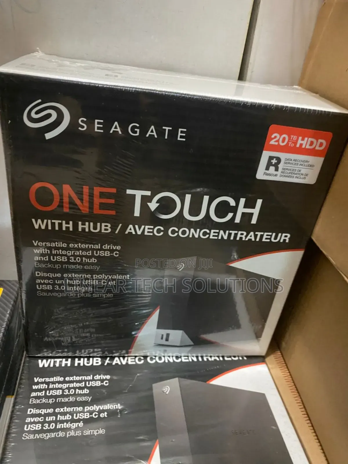 Seagate One Touch Hub 20tb External Hard Drive.