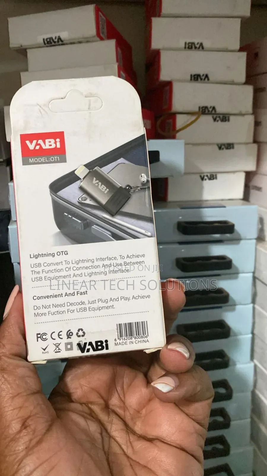 Vabi Lightning Otg Adapter, Model Oti.