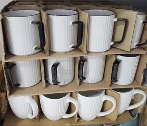 Imported White Ceramic Cups Imported White Ceramic Cups 12pcs