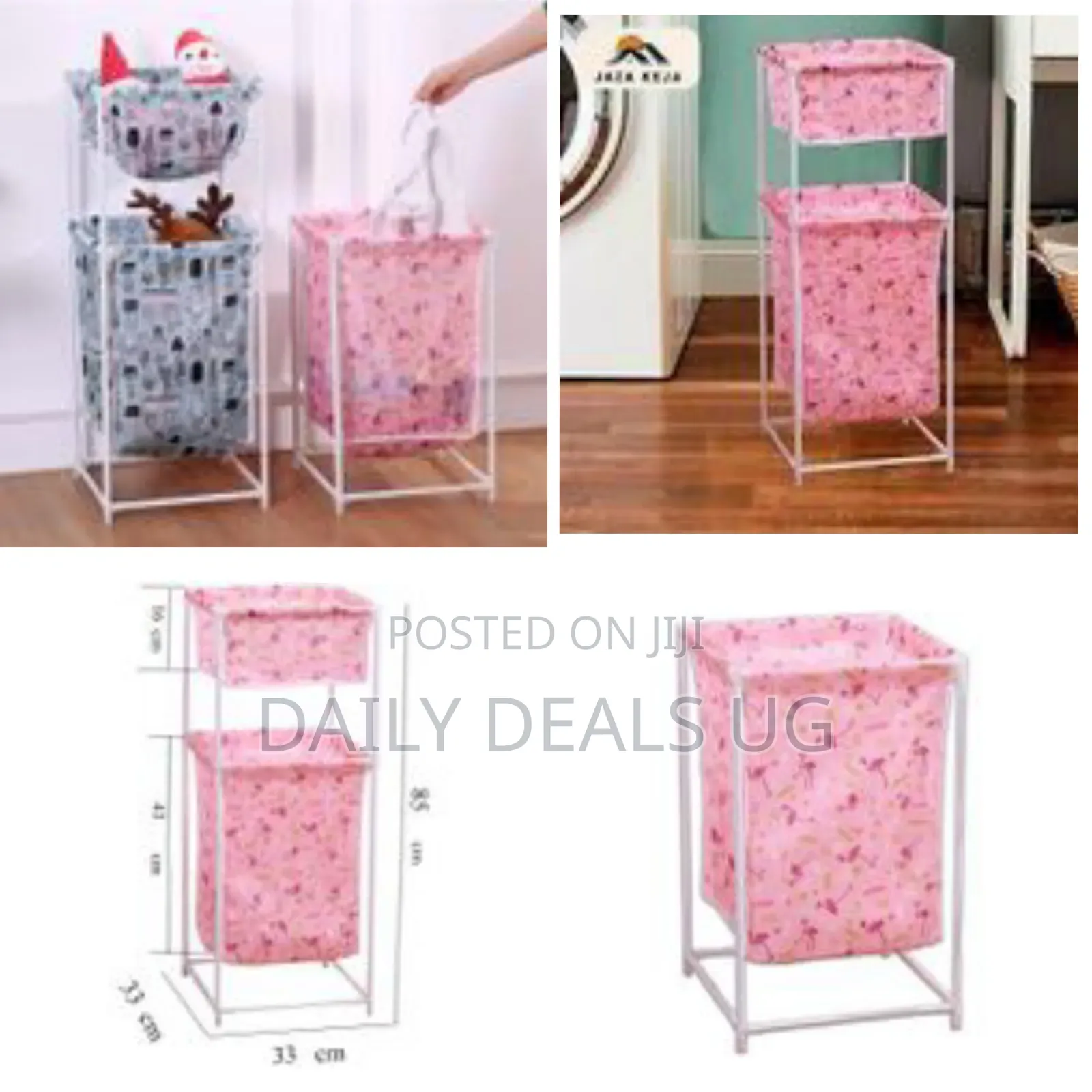 Laundry Hamper Cloth Storage Baskets With Compartments Laundry Basket