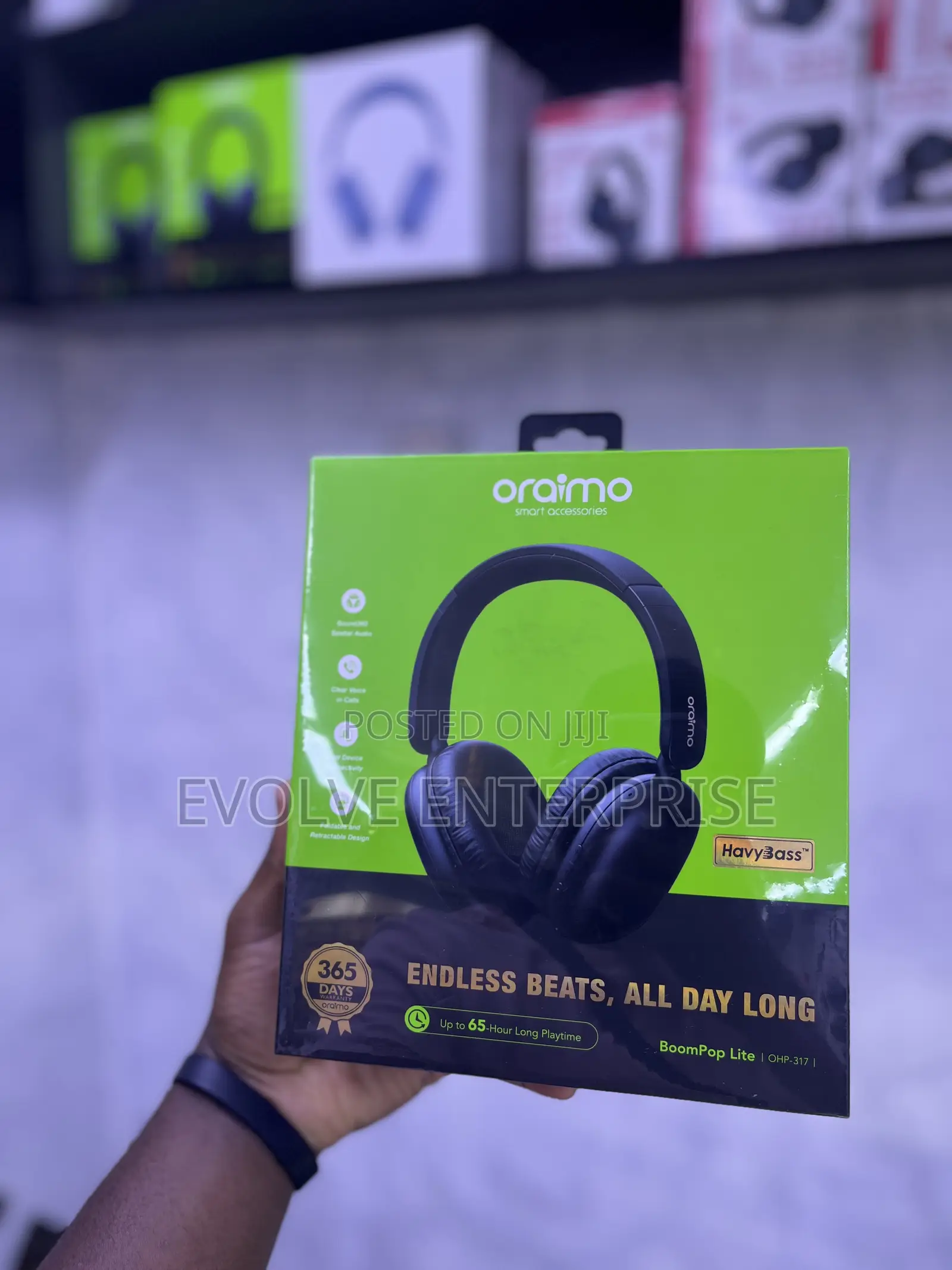 Oraimo Boompop Lite Wireless Headphones