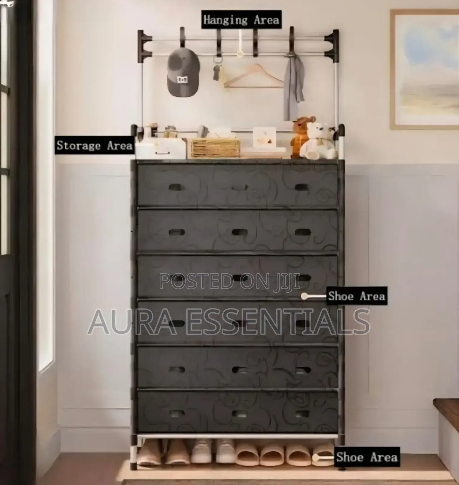Multi-Layered, Dust-Proof Shoe Rack