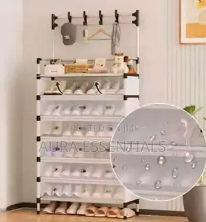 Multi-Layered, Dust-Proof Shoe Rack