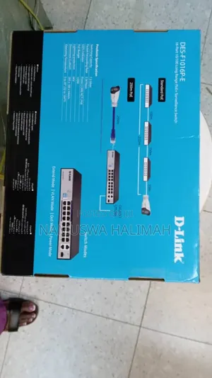 D-Link Des-F1016p-E 16-Port 10/100long Range Poe+ Surveillance Switch.