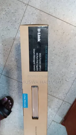 D-Link DGS-F1210-18ps-E 16 Port Poe Gigabit Smart Managed Switch.