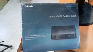 D-Link 16-Port 10/100 Desktop Switch, Model Number Des-1016a