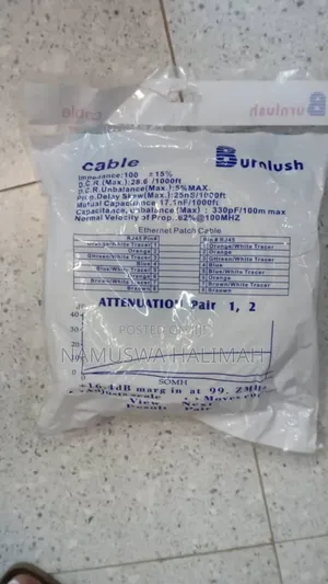 Burnlush Utp Cat6 Ethernet Cable.