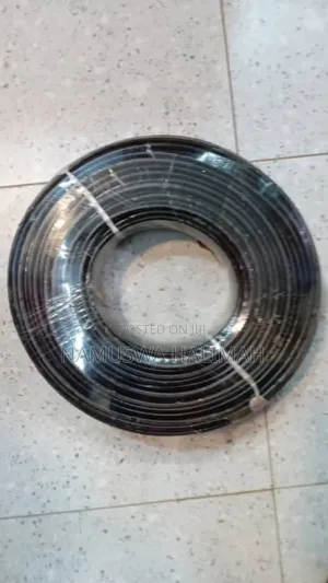 100-Meter Roll of Rg59 Coaxial Cable With an Integrated Power Cable