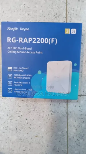 Ruijie Reyeerg-Rap2200(F) Ac1300 Dual-Band Ceiling Mount Access Point.