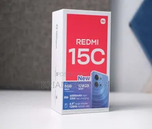 New Xiaomi Redmi 15C 4G 128 GB Black