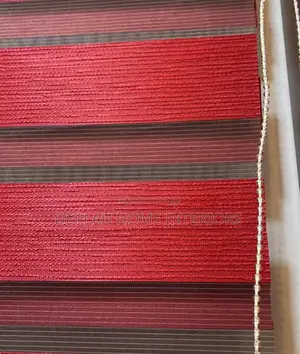 Quality Zebra Blind in Blue and Red Colour