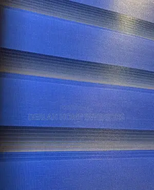 Quality Zebra Blind in Blue and Red Colour