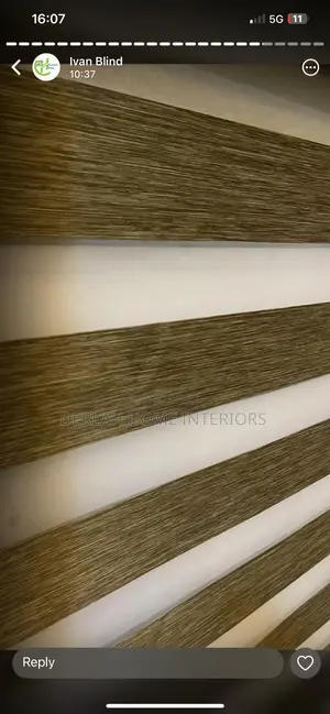 Quality Zebra Blind in Blue and Red Colour