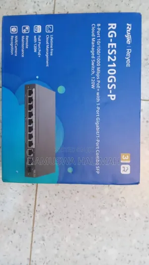 Rg-Es210gs-P, a 10-Port Gigabit Smart Cloud Managed Poe Switch.