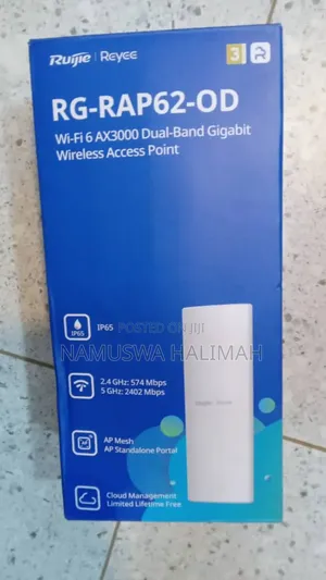Rg-Rap62-Od Wi-Fi 6 Ax3000 Dual-Band Gigabit Wireless Access Point.