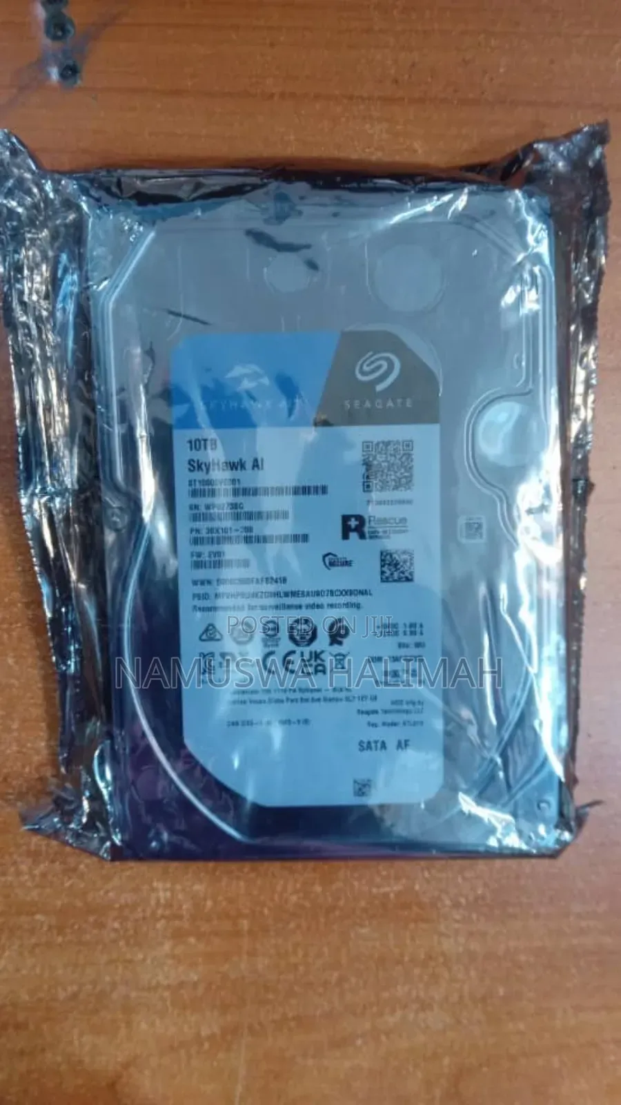 Seagate Skyhawk Ai 10tb Surveillance Hard Drive.