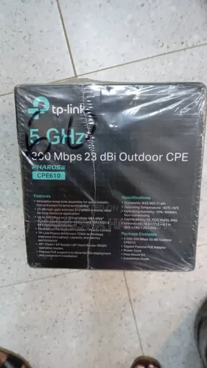 Tp-Link Cpe610 5ghz 300mbps 23dbi Outdoor Cpe.