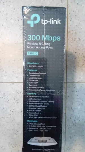 Tp-Link Omada Eap110 300mbps Wireless N Ceiling Mount Access Point.