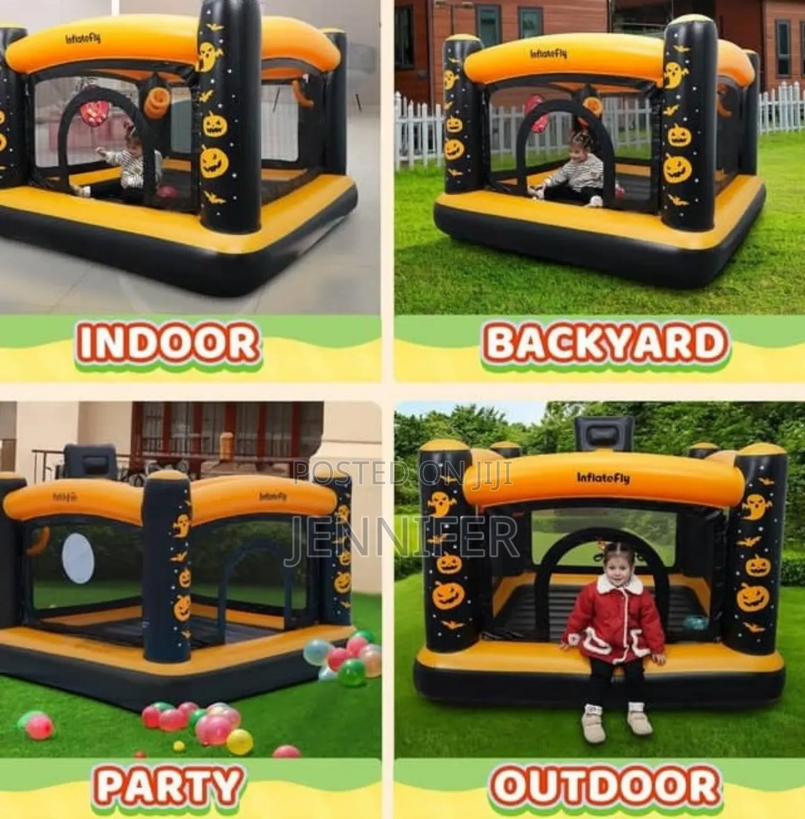 Halloween-Themed Inflatable Bounce House