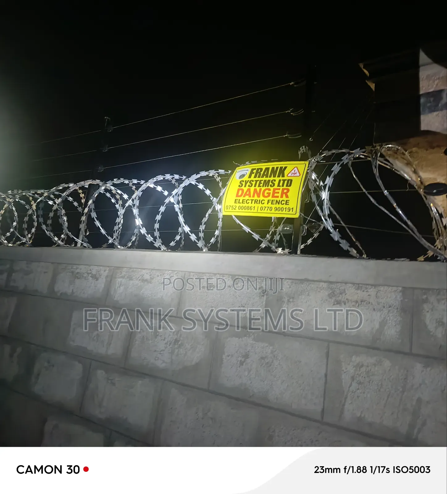 Electrical Fence Services Offered