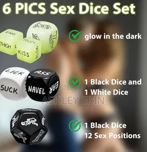 6pcs Couple Game Dices