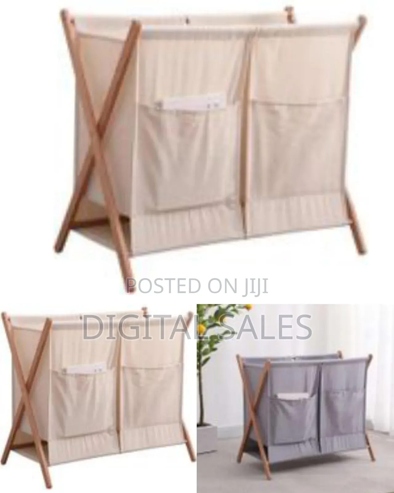 Hamper Storage Bamboo Foldable Laundry Box Stor