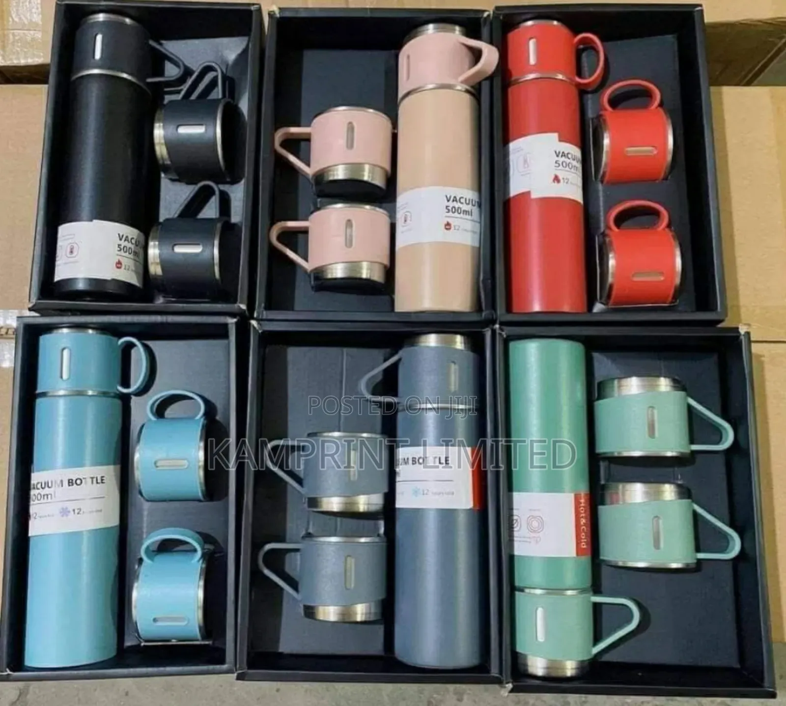 Travel Flask With Cups