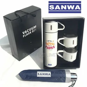 Travel Flask With Cups
