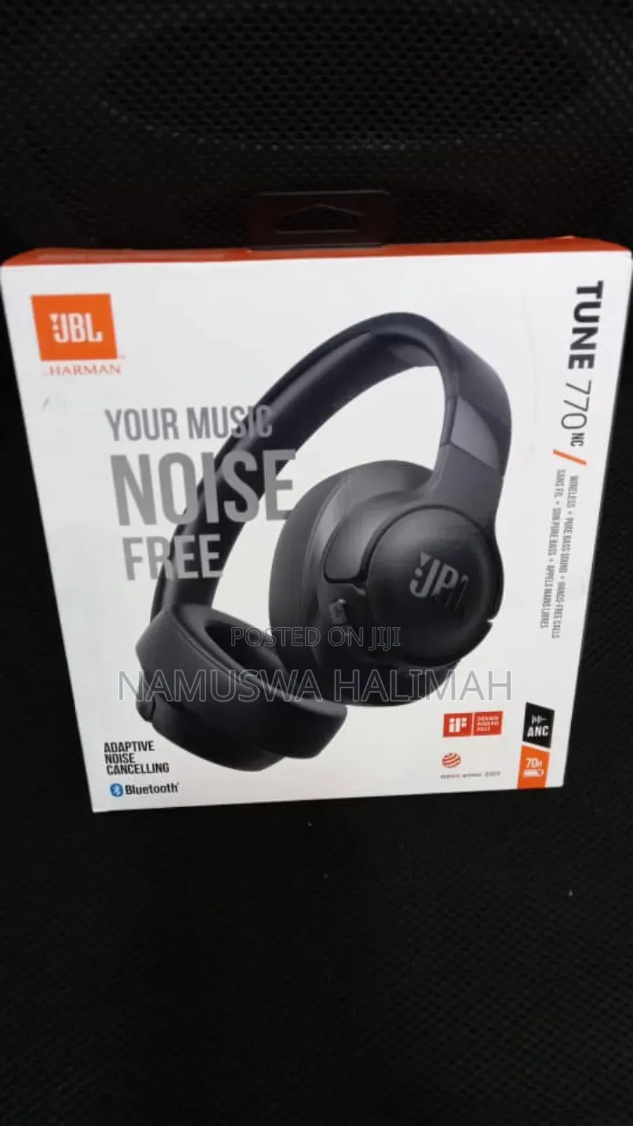 JBL Tune 770nc Adaptive Noise Cancelling Wireless Over-Ear Headphones.
