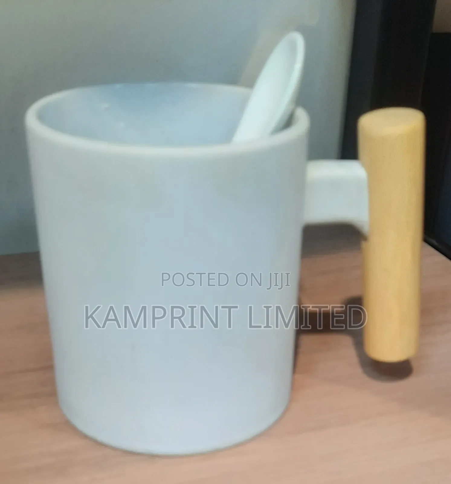 Mug With Wooden Holder