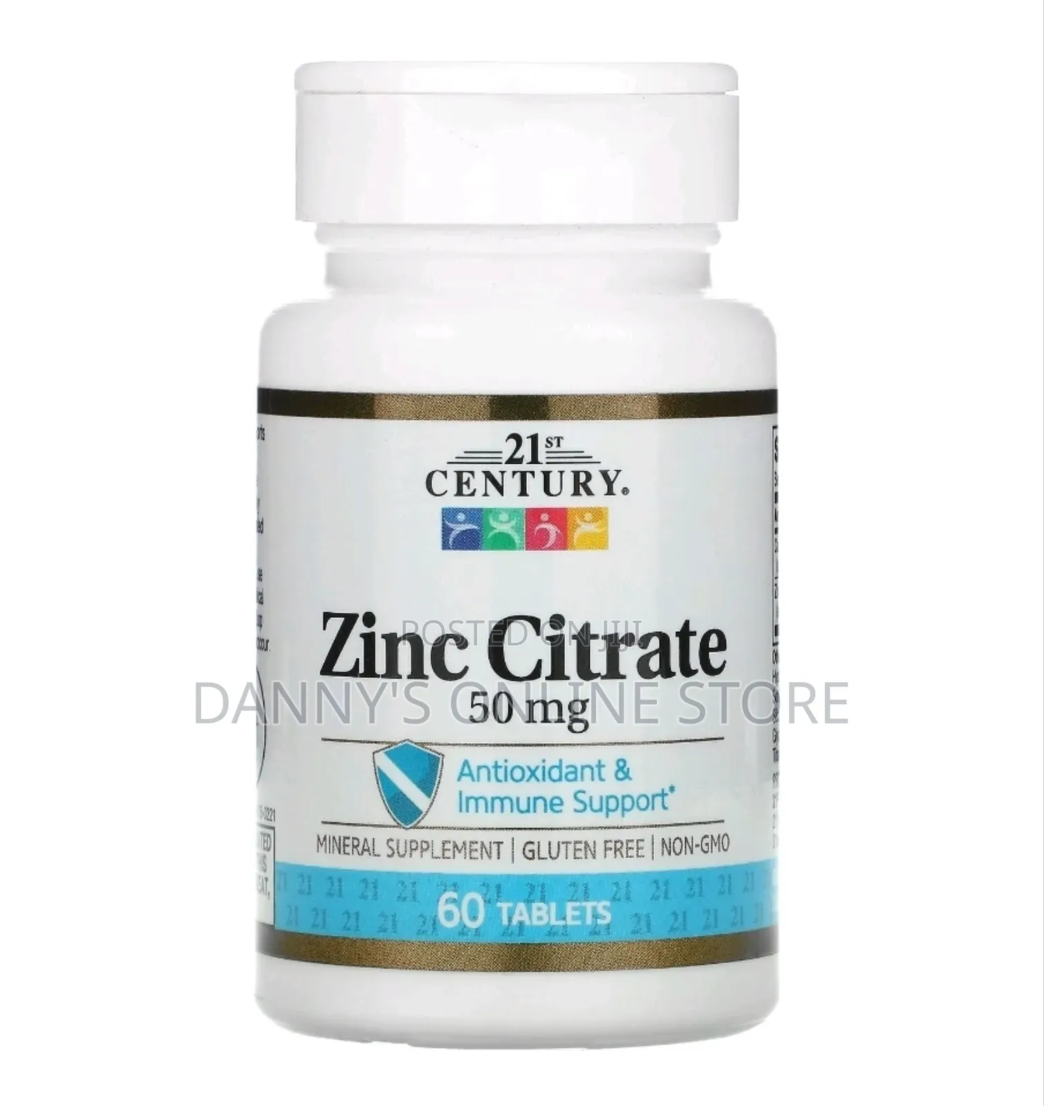Zinc Citrate, 50mg, 60 Tablets