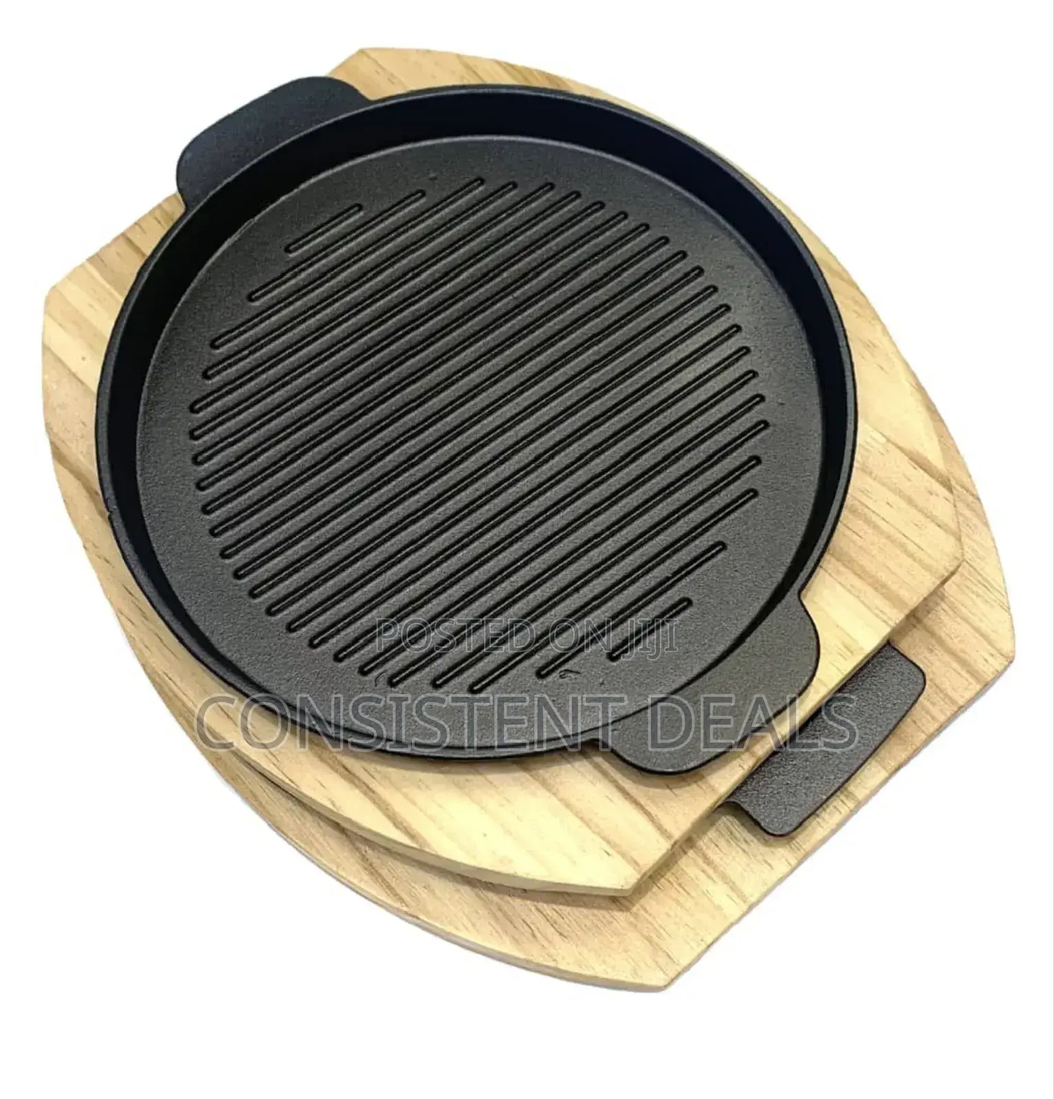 Round Cast Iron Sizzling Platter