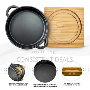 Cast Iron Cookware Frying Pan Grill Backing Pot Skillet