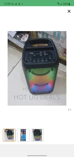 Rechargeable Bluetooth Speaker With, Usb, Aux, Sd, Card And Fm Turner
