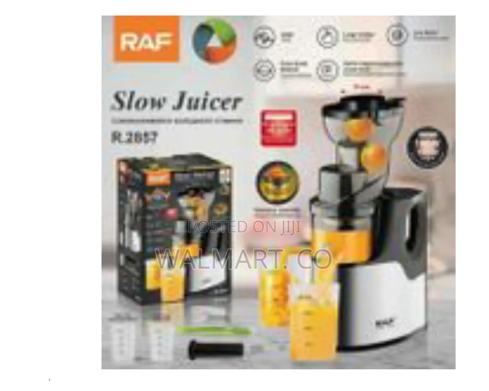 Raf Slow Masticating Juicer Extractor With 1000ml Juice Cup