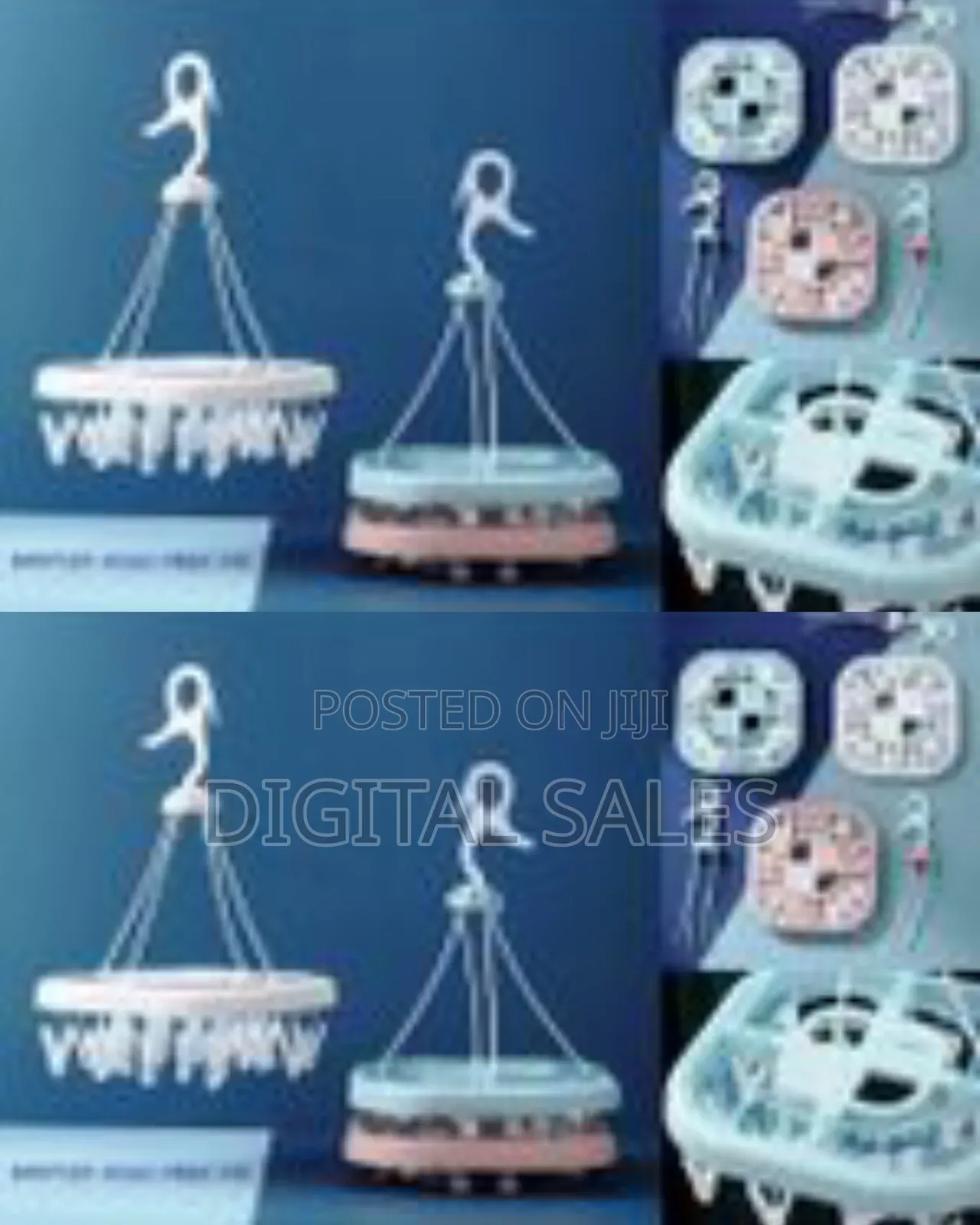 20 Clips Pegs Square Laundry Clothes Hanger Socks Underwear