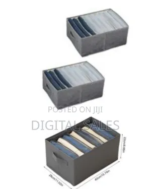 Wardrobe Storage Bins Collapsible Fabric Clothes Organiser Bag