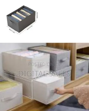 Wardrobe Storage Bins Collapsible Fabric Clothes Organiser Bag