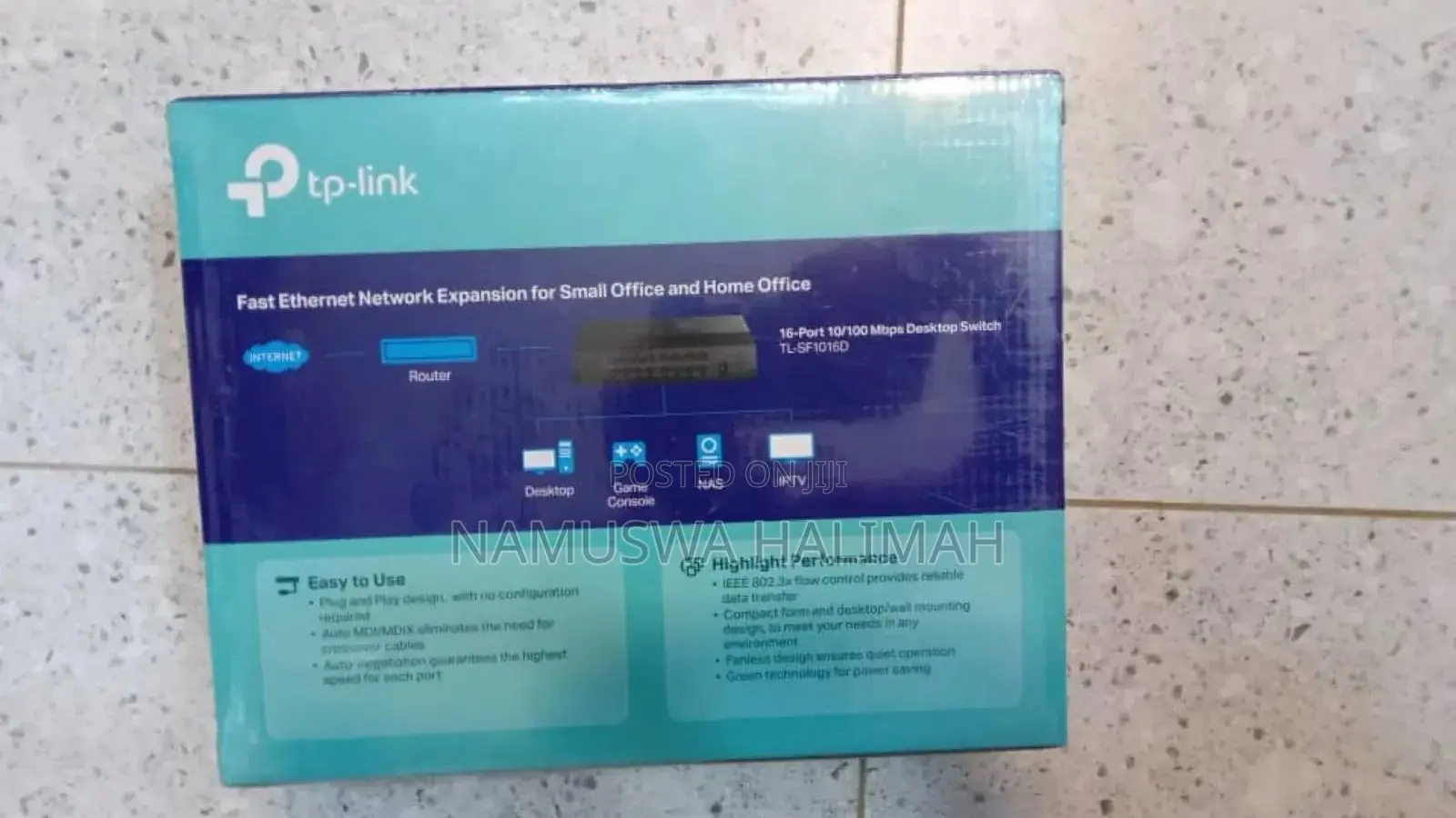 Tp-Link Tl-Sf1016d 16-Port 10/100mbps Desktop Switch.