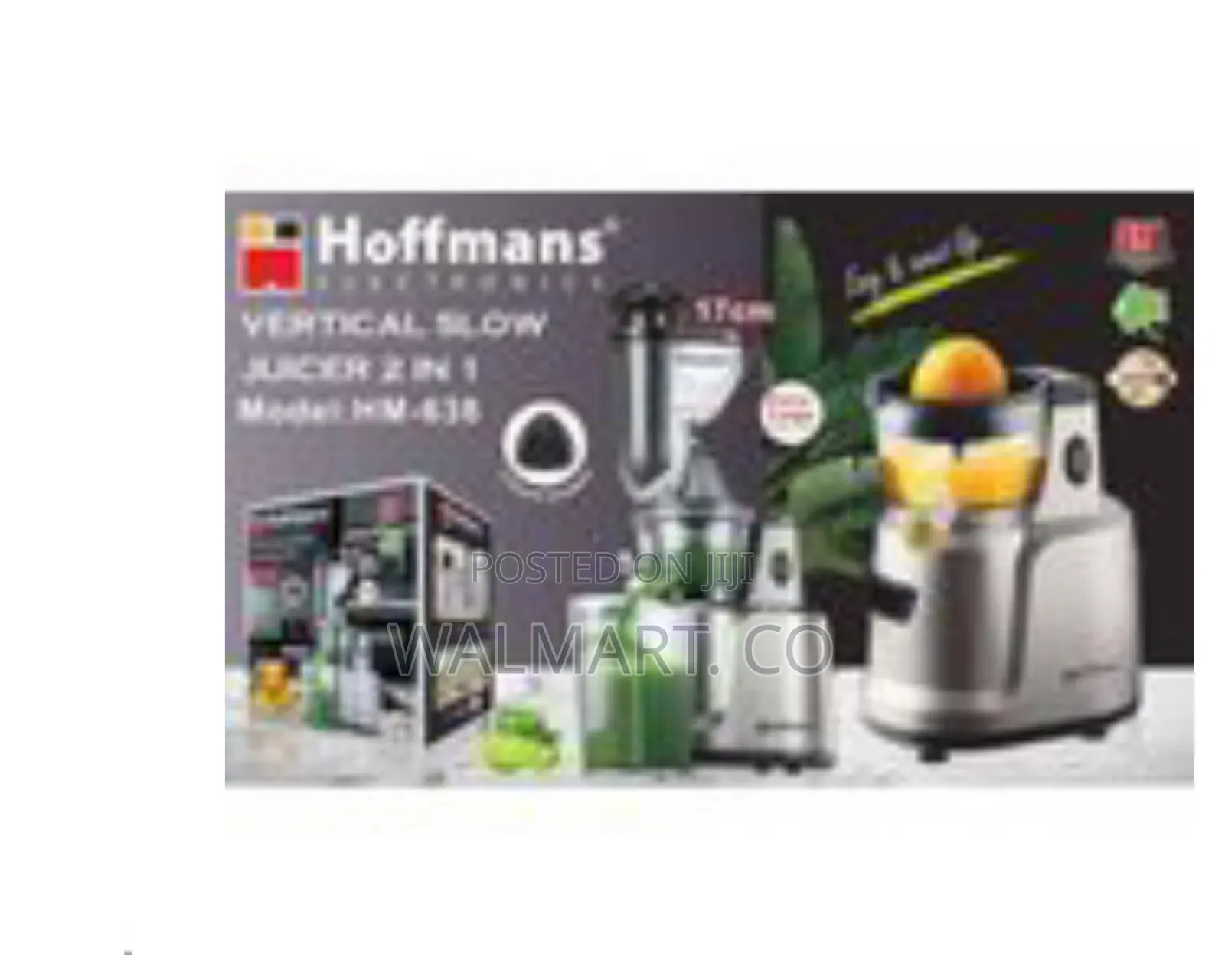 Hoffmans Slow Juicer 75mm Filling Opening