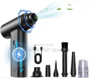 Compressed Air Duster With Flashlight, 180000rpm Electric Air Duster