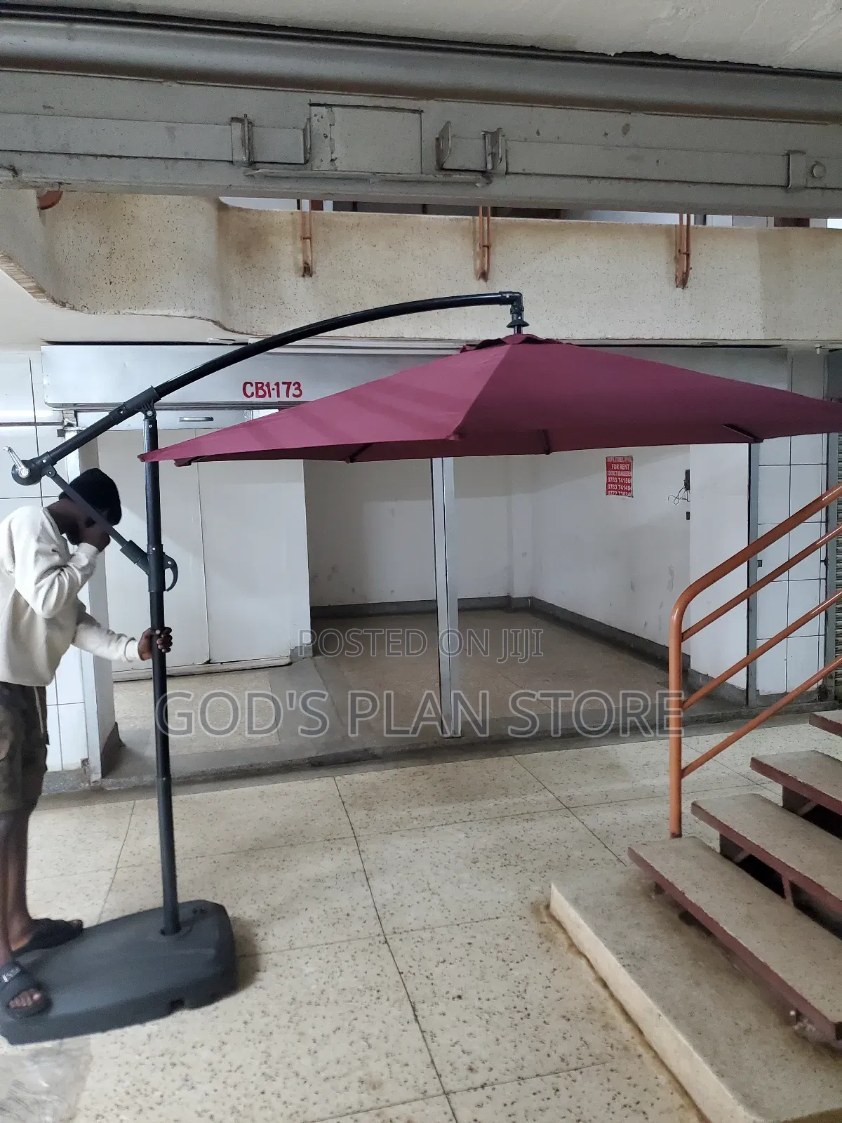 Outdoor Compound Umbrella Balcony Umbrella