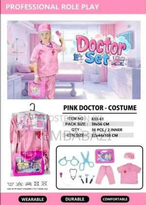 Nurse Doctor's Kid's Play Costume