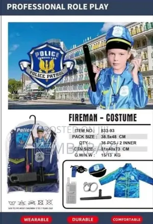 Kids Police Patrol Costume
