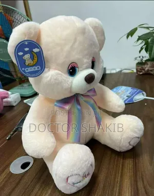 Brand New Soft Huggable Fabric Medium Sized Teddy Bear