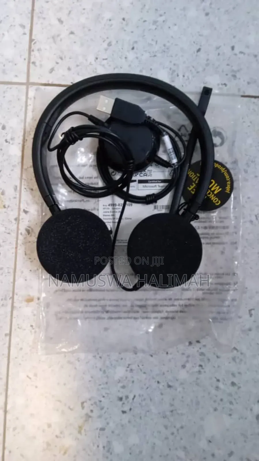 Jabra Evolve 20 Headset.