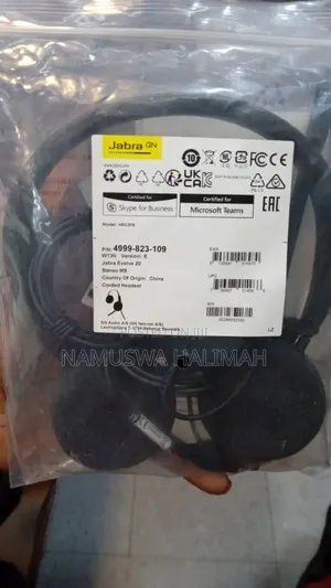 Jabra Evolve 20 Headset.