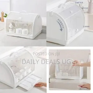 Portable Baby Bottle Storage Box Large Space Glass Cup Holder Cas